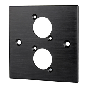 Plaque murale/plaque frontale en alliage d'aluminium <span class=keywords><strong>SETO</strong></span> 1/2/3/4 ports, module jack Keystone 1 gang type 86 Cat3/Cat5e/Cat6/Cat6A - Product Image 2