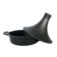 Tagine marocain en aluminium moulé sous pression antiadhésif tendance 2024, casseroles de cuisson au gaz à induction, tajine 28 cm, ustensiles de cuisine résistants au four