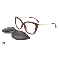 Lunettes de soleil polarisées à clip Ultem neuves d'usine, montures magnétiques pour lunettes