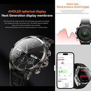 Reloj de teléfono inteligente OEM GPS con tarjeta SIM y cámara HD 4G LTE Android usable 1,75 AMOLED 3 + 32GB Frecuencia Cardíaca oxígeno en sangre NFC - Product Image 5