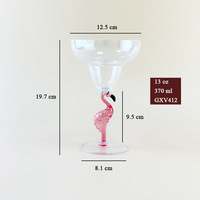 Vente en gros de tasses créatives en plastique épais en acrylique flamant rose verres créatifs en verre pour jus et eau