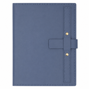 Agenda Profesional Aurelux de Cuero Negro, Cierre Metálico Elegante, Modelo RE0518 con Impresión UV, Agenda Ejecutiva Diaria - Product Image 2