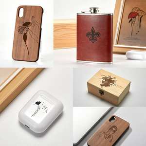 Mini Máquina de Grabado Láser, Tipo de Corte, Dispositivo Portátil, Mini Máquina de Marcado Láser de Fibra de Color de Escritorio con Mesa Giratoria - Product Image 6