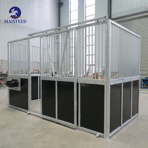 Structure modulaire en acier galvanisé pour écuries à forte demande, compatible avec des écuries portables haut de gamme pour grands ranchs équestres - Product Image 1
