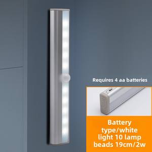 Luz Nocturna LED Moderna con Carga USB, Sensor de Movimiento, Tira Larga, Impermeable para Cocina, Luz Diurna de 6000K, Material Acrílico - Product Image 6