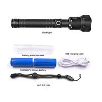 Ledun-taschenlampe El Feneri lampe torche télescopique pour l'extérieur Rechargeable Led lampe de poche puissante lanterne Rechargeable