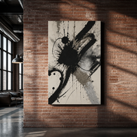 Impression sur toile abstraite moderne en feuille d'argent noir et blanc, affiche murale, motif personnalisé, décoration pour salon et hôtel, prête à accrocher