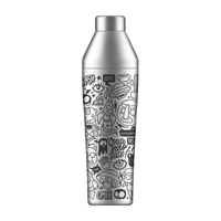 25oz isolé cocktail shaker bouteille d'eau à double paroi en acier inoxydable sans BPA vente chaude fiole sous vide refroidisseur