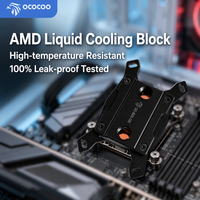 OCOCOO S05-OM Bloc d'eau pour processeur AMD en cuivre pur à micro-ailettes, étanche et testé, résistant aux hautes températures pour le refroidissement liquide des serveurs