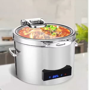 Nouveau Bain-marie rectangulaire électrique en acier inoxydable 10L de la série <span class=keywords><strong>Lido</strong></span>, chauffe-plat de luxe pour la restauration et l'hôtellerie - Product Image 2