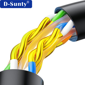 Factory OEM Super Slim & Flexible <b>Cat6A</b> UTP PVC ROHS <b>Ethernet</b> Networking RJ45 <b>Cable</b> Roll 32AWG Pure Copper 1m 5m 30m Customized - Product Image 3
