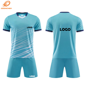 Equipación de Fútbol de Alta Calidad con Camiseta de Fútbol Estampada, Traje Deportivo de Manga Corta para Hombre, Adulto y Niño, para Entrenamiento de Partidos de Tenis de Mesa - Product Image 1