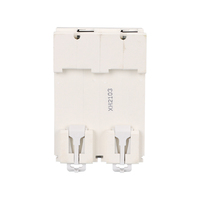 Interruptor de Circuito en Miniatura de Bajo Voltaje JKB1-125A DC, Interruptor de Circuito Electrónico Inteligente Blanco
