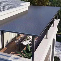 Maplemiles - Toldo Motorizado Inteligente de Aleación de Aluminio para Exteriores, Patio, Pabellón, Gazebo, Pérgola