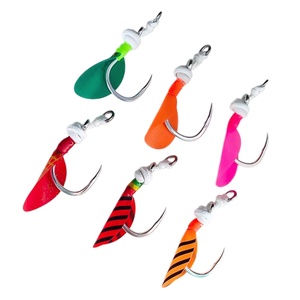 Nouvelle conception BKK <span class=keywords><strong>5X</strong></span> 1/<span class=keywords><strong>0</strong></span> # -8/<span class=keywords><strong>0</strong></span> #   Hameçon forgé robuste 6 couleurs avec jupe en silicone imitation peau de poisson pour la pêche en mer depuis bateau - Product Image 1