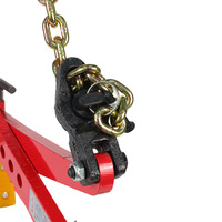 Pince à chaîne en métal haute résistance de type F pour dalles de pierre, capacité de charge de 1500 kg, 660-1260 mm, outil de levage antidérapant avec garantie d'un an