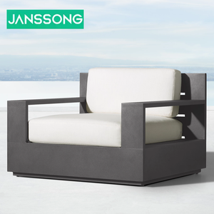 Ensemble de canapés de jardin en aluminium pour l'extérieur, mobilier de jardin moderne, ensemble de meubles de patio pour hôtel, ensemble de canapés de jardin de luxe - Product Image 4