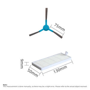 Reemplazo de filtro Hepa de cepillo lateral de rodillo principal apto para <span class=keywords><strong>Conga</strong></span> 1290 <span class=keywords><strong>1390</strong></span> 1590 piezas de accesorios de aspiradora Robot - Product Image 5