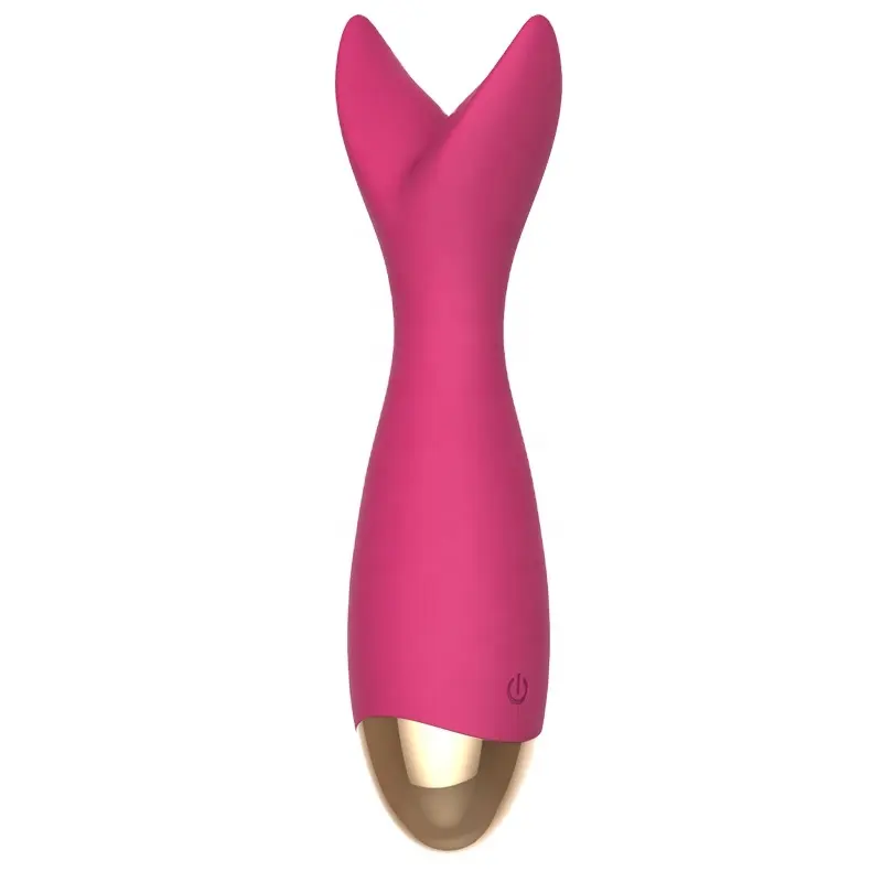 Masajeador de clítoris de silicona recargable por USB, Varita vibradora Y, otros productos sexuales