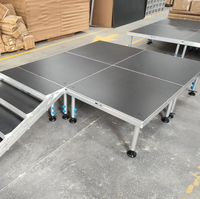 Plateforme de scène en aluminium de Chine avec certificat TUV, garantie 1 an, pieds de scène réglables, en vente