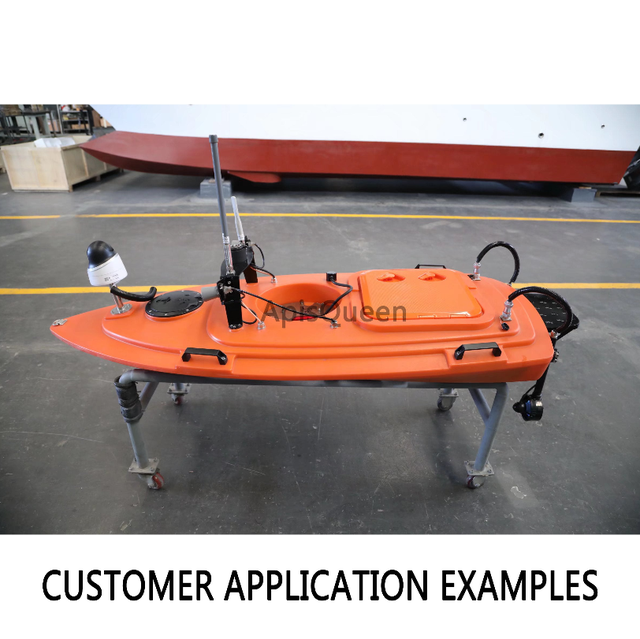 APISQUEEN 20Kg Load 1.75m Long  0.85m Wide USV Hull for Hydrographic Survey Underwater Mapping Monitoring Research