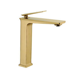 Robinet de lavabo domestique exclusif transfrontalier tout en cuivre, gris anthracite, design minimaliste, pour lavabo de salle de bain sous plan, mitigeur - Product Image 2