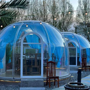 Nahtlose Transparente Polycarbonat-Sternbeobachtungskuppel mit Fenstern und Belüftungssystemen Tragbares Wohnkuppelhaus - Product Image 5