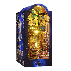 Rompecabezas 3D <span class=keywords><strong>de</strong></span> Madera Estilo Art Deco <span class=keywords><strong>de</strong></span> la Noche Estrellada, Kit <span class=keywords><strong>de</strong></span> Sujetalibros Vertical, Modelo <span class=keywords><strong>de</strong></span> Casa en Miniatura <span class=keywords><strong>de</strong></span> Exploración <span class=keywords><strong>de</strong></span> Galaxias, Juguete <span class=keywords><strong>de</strong></span> Construcción, Regalo <span class=keywords><strong>de</strong></span> Cumpleaños - Product Image 1