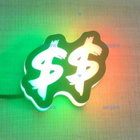 Badge et emblème de calandre de voiture LED 3D RGB Flow Series personnalisés pour STI, Hellcat, Scat Pack, Camaro, SS, 370Z, Q50, Q70