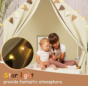 Tiendas de campaña para cama individual, grandes, con diseño de <span class=keywords><strong>castillo</strong></span> de princesa y pompones, para jugar en interiores, tipo <span class=keywords><strong>casa</strong></span> de juegos, para niña, con dosel para cama - Product Image 3