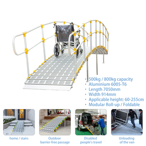 <span class=keywords><strong>Rampe</strong></span> enroulable Simplywalk 800 kg 7050 mm en aluminium pour seuil de porte, OEM, antidérapante, testée - Product Image 2
