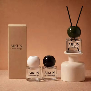 Aikun Classic Handcrafted Luxurious <b>Reed</b> <b>Diffuser</b> Custom Scent Long Lasting Glass Eco-Friendly Home Fragrance Gift Box - Product Image 1