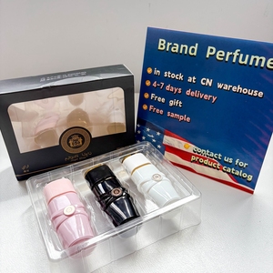 Ensemble de parfums en format voyage 3*30ml Oud et Rose, eau de parfum longue durée, avec logo personnalisable, pour homme et femme, coffret cadeau - Product Image 1