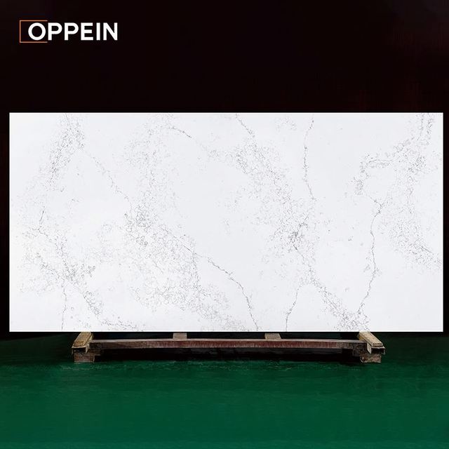Clear Raw Stones Cherry Tube Carrera Carrara White Price Calacatta Artificial Stone Counter Quartz Slab