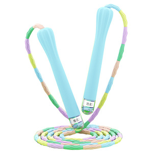 Nueva Cuerda de Saltar de Bambú Ajustable para Niños y Adultos, Diseño Ergonómico para Exámenes de Aptitud Física - Product Image 4