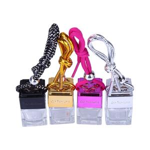 Custom Logo Solar Powered Hanging Glass & Wood <b>Car</b> Air Freshener with 10ml Capacity Long Lasting Scent & Natural Evaporation - Product Image 6