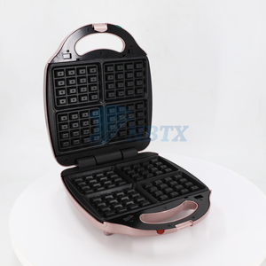 <span class=keywords><strong>Piastra</strong></span> Elettrica Staccabile per Sandwich e Waffle con Piastre Antiaderenti in Plastica, <span class=keywords><strong>Tostapane</strong></span> per Colazione, Elettrodomestico da Cucina - Product Image 2