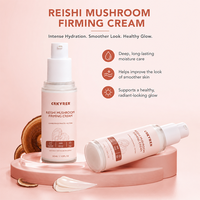Crème raffermissante au champignon Reishi, hydratation intense, réparation de la peau avec collagène antioxydant stimulant pour tous les types de peau