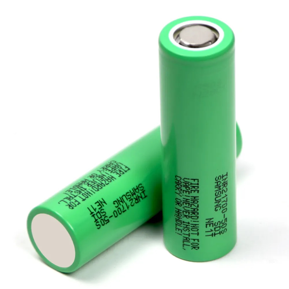 Mejor que P42a 50E INR 21700 35A 5000mAh 3,7 V batería recargable de iones de litio para Samsung INR21700-50S