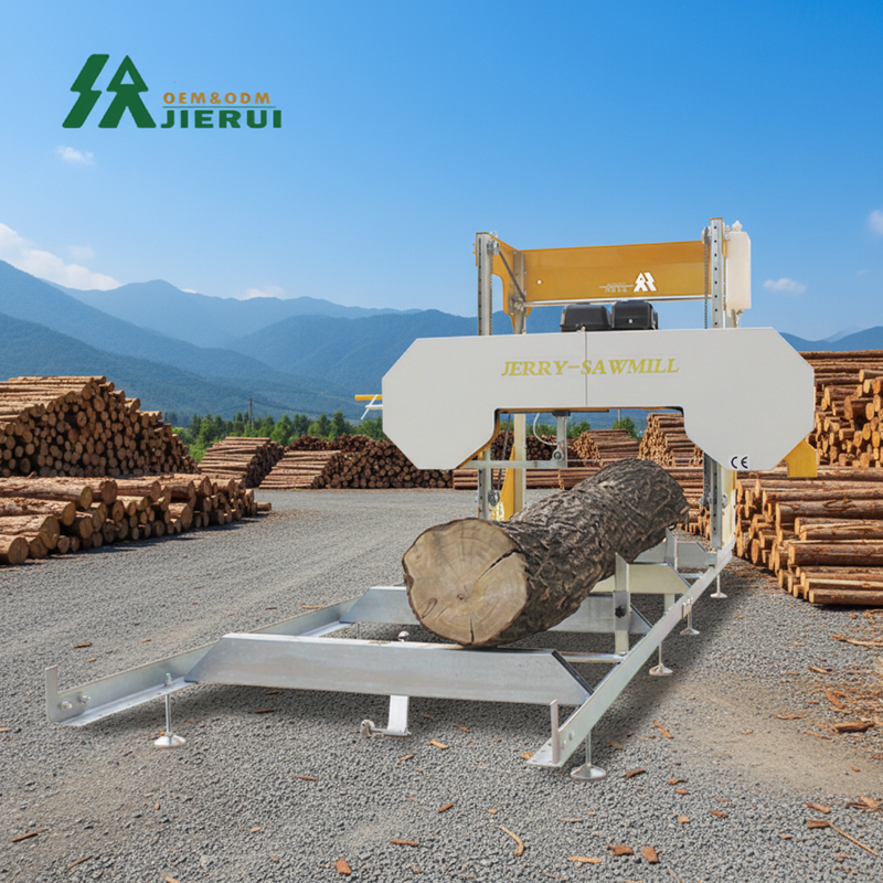 Log Portable Horizontal Sawmill for Woodworking