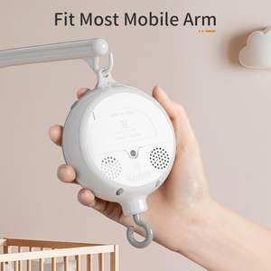 Portable Sound Machine Baby Music Box Spinner avec 3 Modes Baby <span class=keywords><strong>Mobile</strong></span> Music Box Crib <span class=keywords><strong>Mobile</strong></span> Motor - Product Image 5