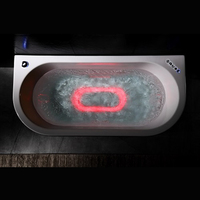Nouveau Moderne Multi-fonctionnel Acrylique Polyacrylique Whirlpool Autoportant Blanc Hydrothérapie Jacuzzis