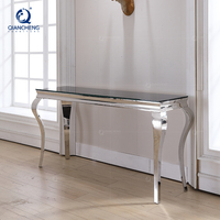 2026 Nouveau design Table console en verre noir