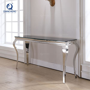 2026 Nouveau design Table console en verre noir - Product Image 2