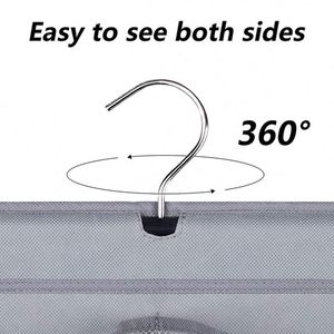 <b>Large</b> Capacity Shoe Organizer Over the Door Hanging Shoe Rack Door Shelf Hanger Holder - Product Image 4