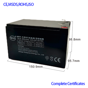 12V 14AH Deep Cycle Lead Acid Battery Scooter Battery Electric Car Battery - Product Image 2