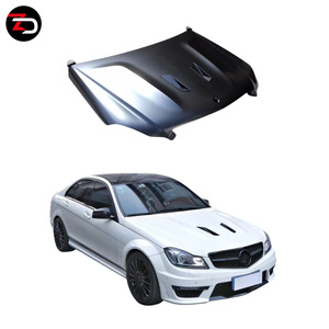 2008-2014 pour 1:1 <span class=keywords><strong>C63</strong></span> Kit Carrosserie avec Pare-chocs Avant Ailes Jupes Latérales Pare-chocs Arrière Capot pour <span class=keywords><strong>Mercedes</strong></span> Classe C W204 <span class=keywords><strong>C63</strong></span> C200 C300 - Product Image 2
