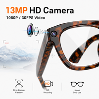 Lunettes Intelligentes avec Caméra HD 13MP E06D E06S, Lentilles Claires, Assistant Vocal IA, Traduction, Notes Vocales, Rechargeable Type-C