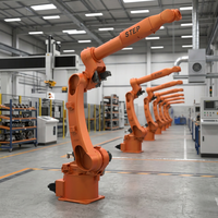 Robot de Soldadura de 7 Ejes Serie WB con Riel de 12 m y Carga Útil de 6 kg para Soldaduras de Estructuras de Acero Largas