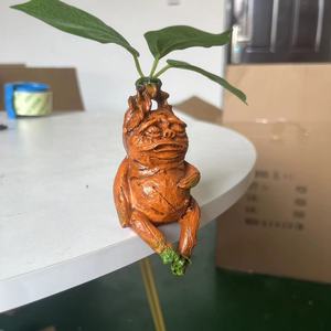 Statue de mandragore magique pour jardin, 1 pièce, parfaite pour la décoration extérieure et l'aménagement paysager, cadeau de Noël, d'Halloween et de Thanksgiving. - Product Image 4